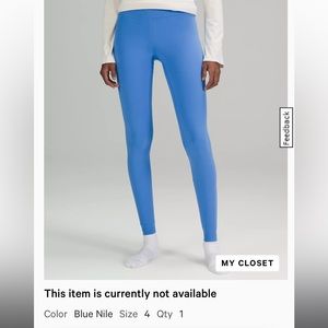 Lululemon Align High Waisted Leggings - Size 4